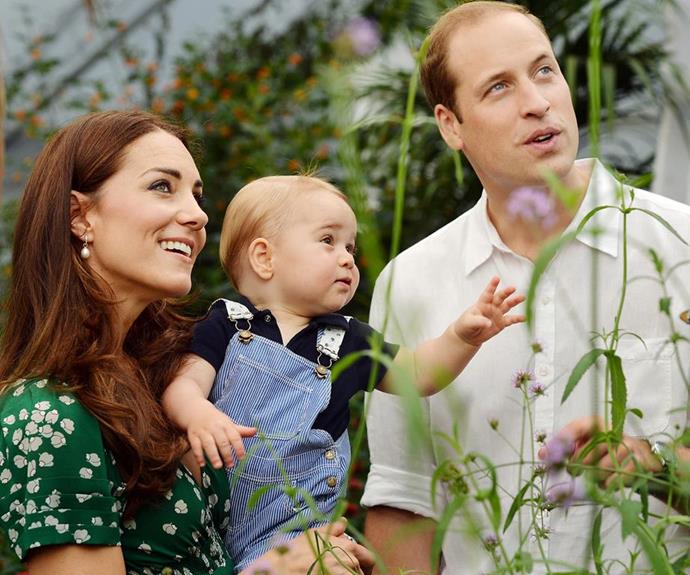 Kate and Will doting over baby George.