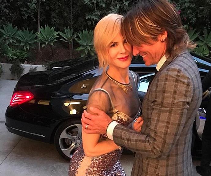 Nicole Kidman and Keith Urban at a pre-Emmys party.