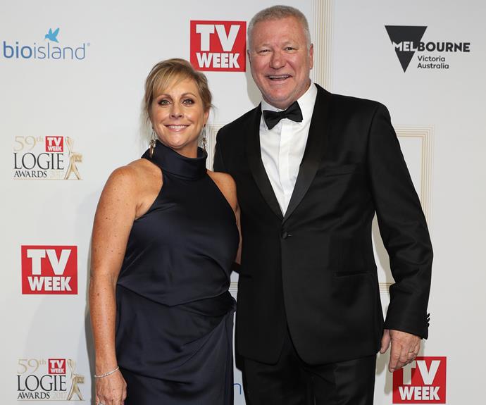 Scott with his wife of 25 years Ann at this year's TV WEEK Logie Awards.