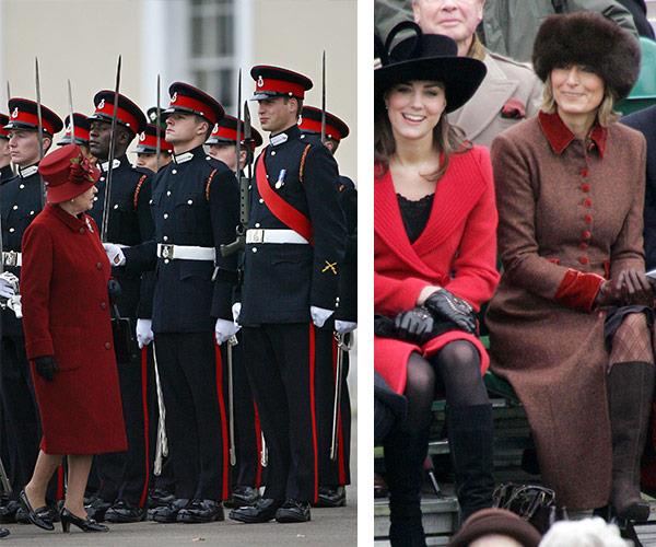 In 2006, it was clear Kate was set to be a firm fixture in the royal family after she and her family attended Will's graduation from the Royal Military Academy— marking her first invitation to a royal event, with Queen Elizabeth present!