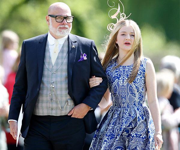 Gary and his daughter Tallulah at Pippa Middleton's wedding in May.