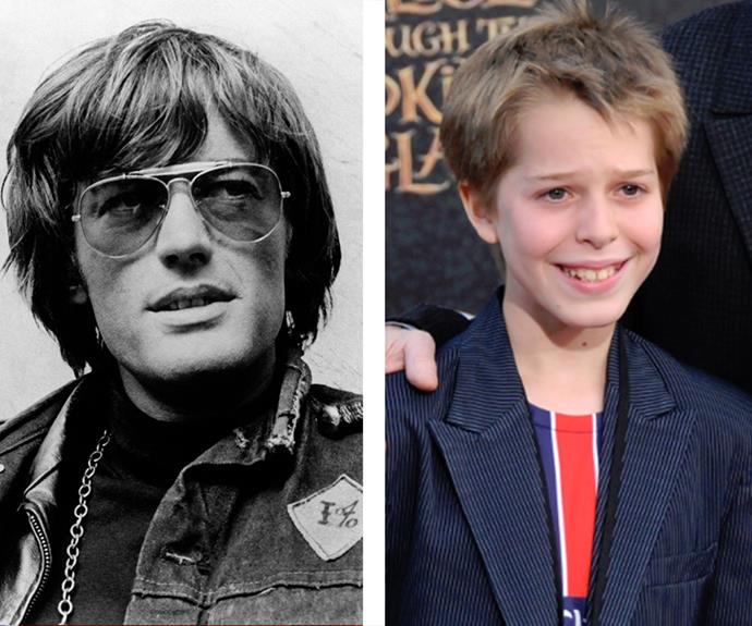 Born in 2005, little Oliver Elfman seems to have his grandpa's impish look down pat! Will he get the family acting chops, too? (Mum is Bridget Fonda.)