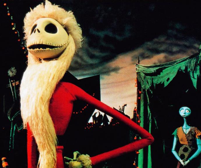 **The Nightmare Before Christmas (1993):** 
<br><br>
In true **Tim-Burton** style, this movie takes Christmas cheer and gives it a fantastically gothic twist. Jack Skellington, The Pumpkin King of Halloween, grows tired of the holiday and decides to take over Christmas in this wickedly festive flick.