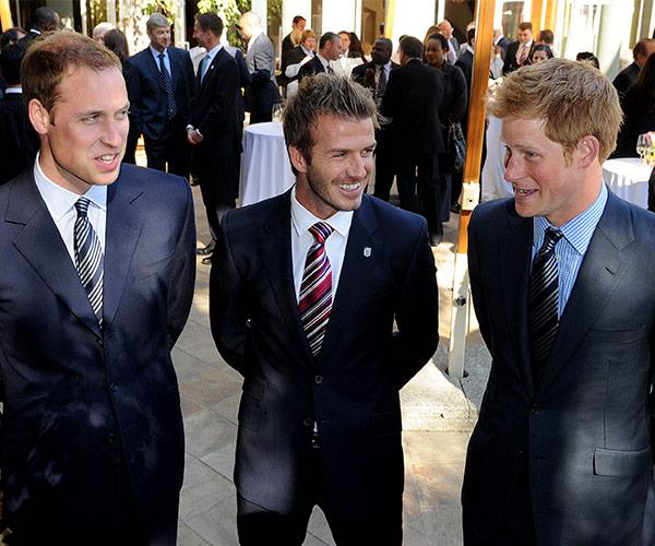 In 2012, Becks told *Esquire* that he has a "very normal relationship" with Harry and William, remarkingthey're "very easy to get along with."