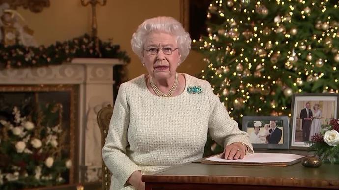 The queen's Christmas address.