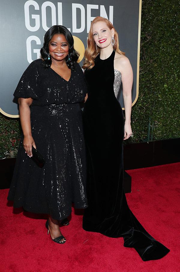 Pals Octavia Spencer and Jessica Chastain make for a dazzling duo.
