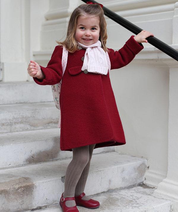 Princess Charlotte was the picture of confidence for her first day of nursery school.