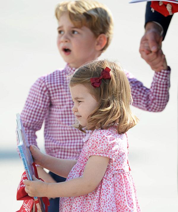 Princess Charlotte is already for her exciting new role as big sister.