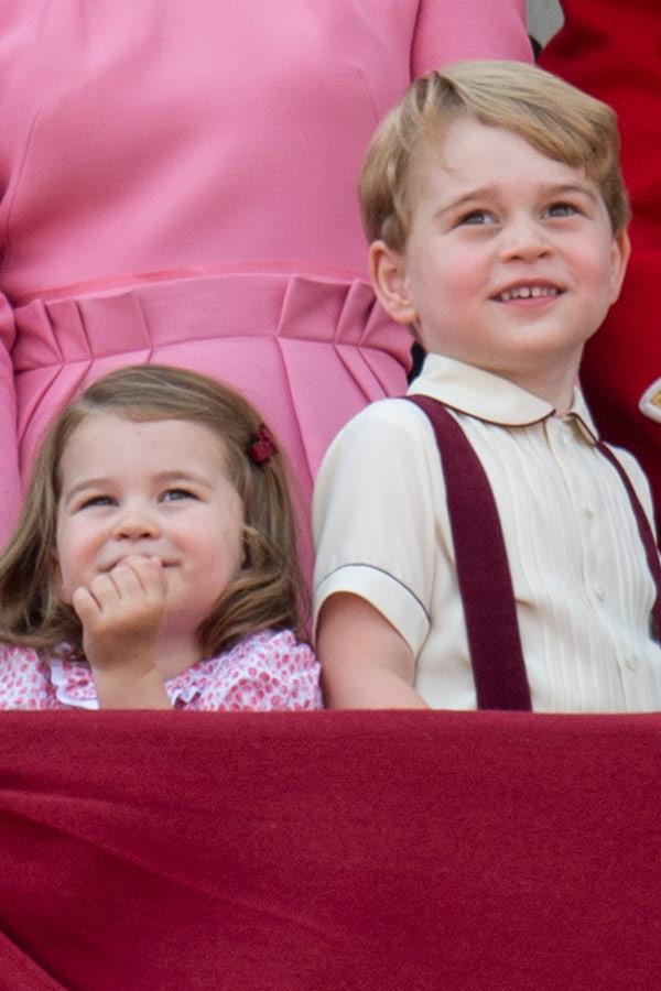 It's believed Prince George and Princess Charlotte will remain at home due to their schooling.