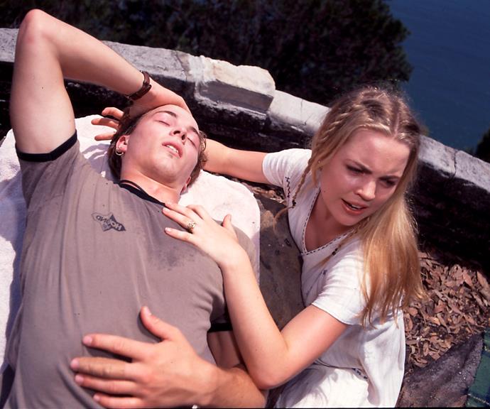 **Shane's shock death (1996) **

On their first wedding anniversary, Shane (Dieter Brummer) and Angel (Melissa George) are having a picnic at a local lookout with their son, Dylan (Corey Glaister), when Shane suddenly begins to feel unwell. "I think you'd better get a doctor," he utters before losing consciousness. A panicked Angel tries to revive him as they wait for an ambulance. Sadly, Shane is declared dead at the hospital. He had contracted septicaemia via a cut on his finger.