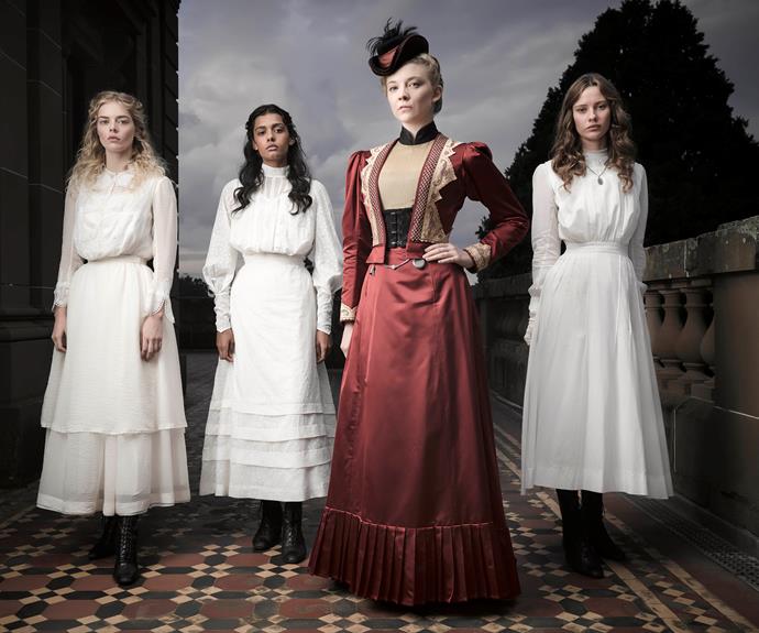 She is also in the remake of *Picnic At Hanging Rock*, with co-stars Madeleine Madden, Natalie Dormer and Lily Sullivan, as well as Yael Stone and Anna McGahan.