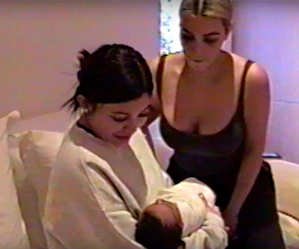 Kylie Jenner shares a precious moment with her new niece, Chicago West.