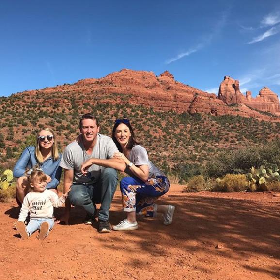 Glenn, Sara, Holly and Madison on holiday in Arizona in November 2017.
