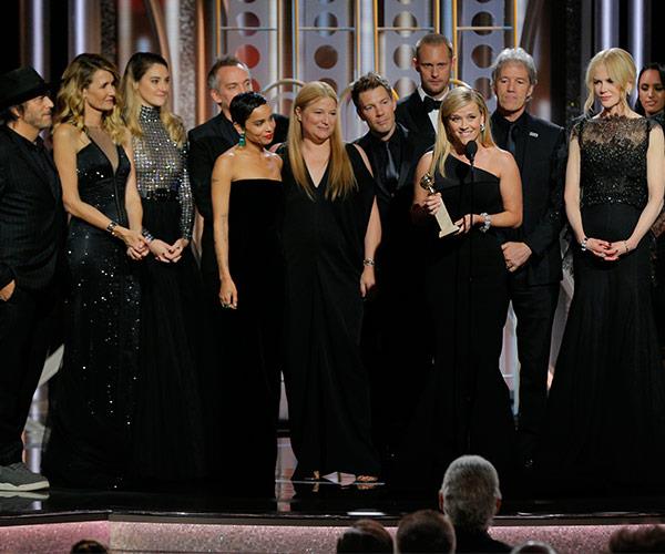 At this year's Golden Globes everyone donned black.
