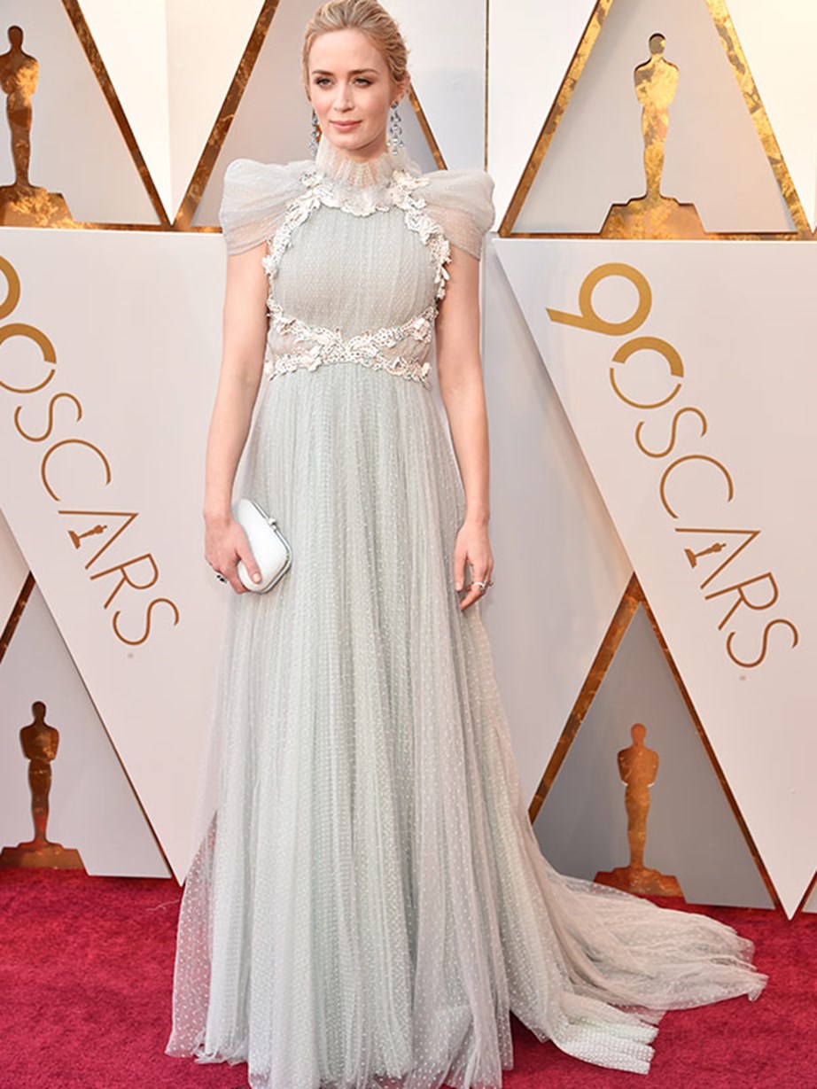 Emily Blunt cuts an ethereal figure.