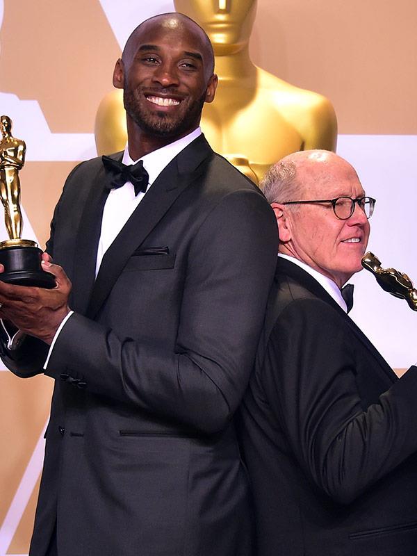 The tall and the short of it! Kobe Bryant and Glen Keane go back-to-back.
