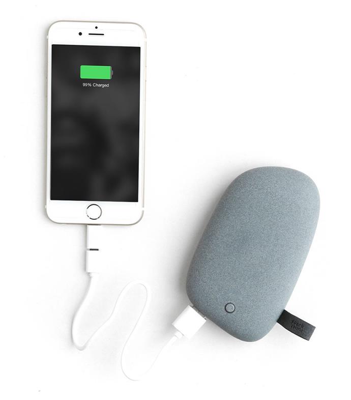 If you've ever left home with your battery at eight percent, you'll know this portable charger is worth its weight in gold. <br><br>[Sparkstone portable charger](https://opusdesign.com.au/collections/travel/products/sparkstone-portable-charger|target="_blank"|rel="nofollow"), $75