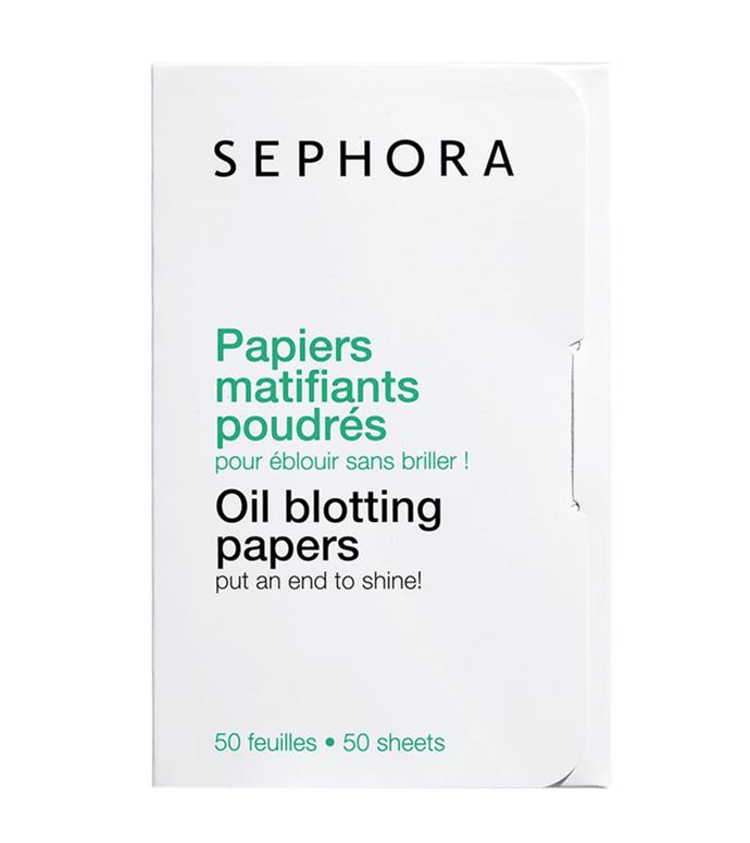 Great for anyone prone to oily skin or breakouts, these oil-absorbing sheets are conveniently sized to fit in your bag pull out whenever you need. Simply press onto your face wherever there's shine and your skin will feel (and look) flawless. <br><br>[Sephora Collection oil blotting papers](https://www.sephora.com.au/products/sephora-collection-oil-blotting-papers/v/default|target="_blank"|rel="nofollow"), $10
<br><br>*Brought to you by [Vagisil](http://vagisil.com/en-au/|target="_blank"|rel="nofollow"). Shameless about vaginal health.*