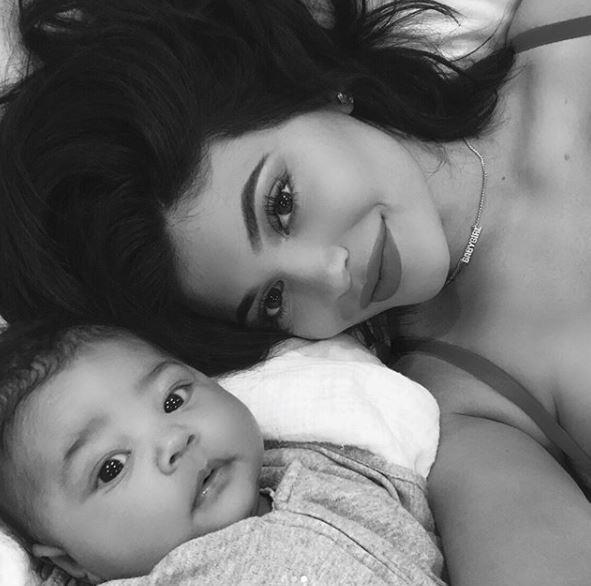 "I think about her all the time, anywhere I am." Kylie is besotted by her daughter Stormi.