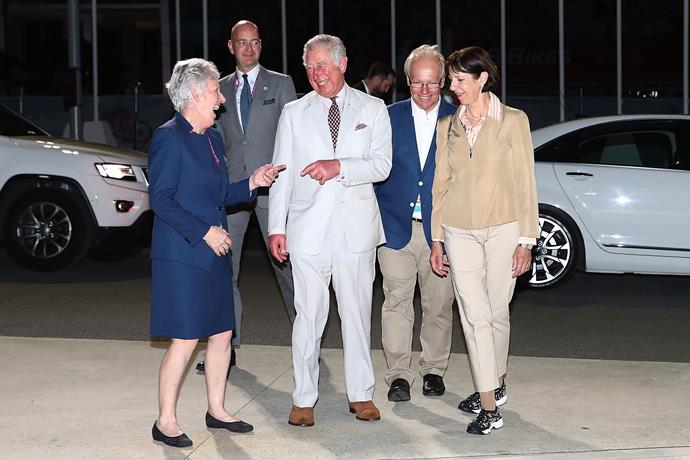 Prince Charles is never *not* smiling!