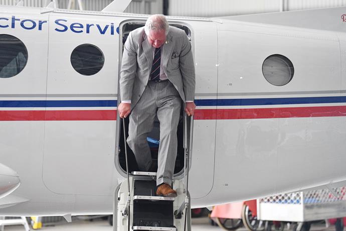 Charles visited the Royal Flying Doctor Service, celebrating its 90th year of service.