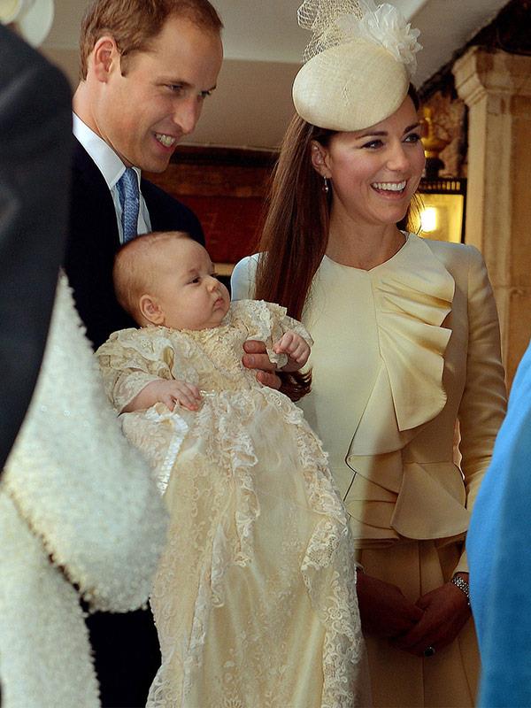 George's big day was a intimate family affair.