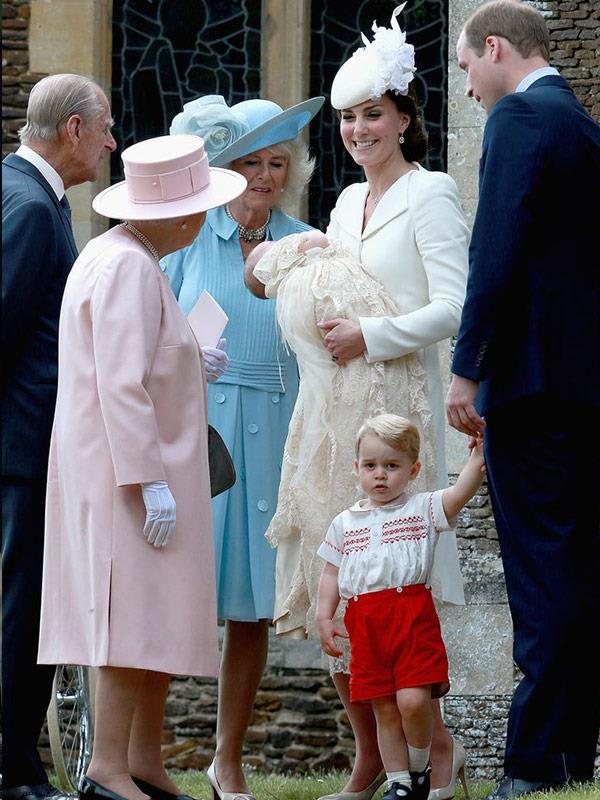 Princess Charlotte's christening was in a public venue.