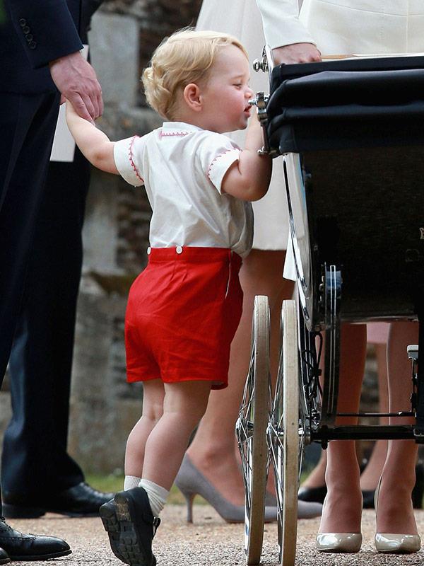 Prince George's adorable antics stole the show.