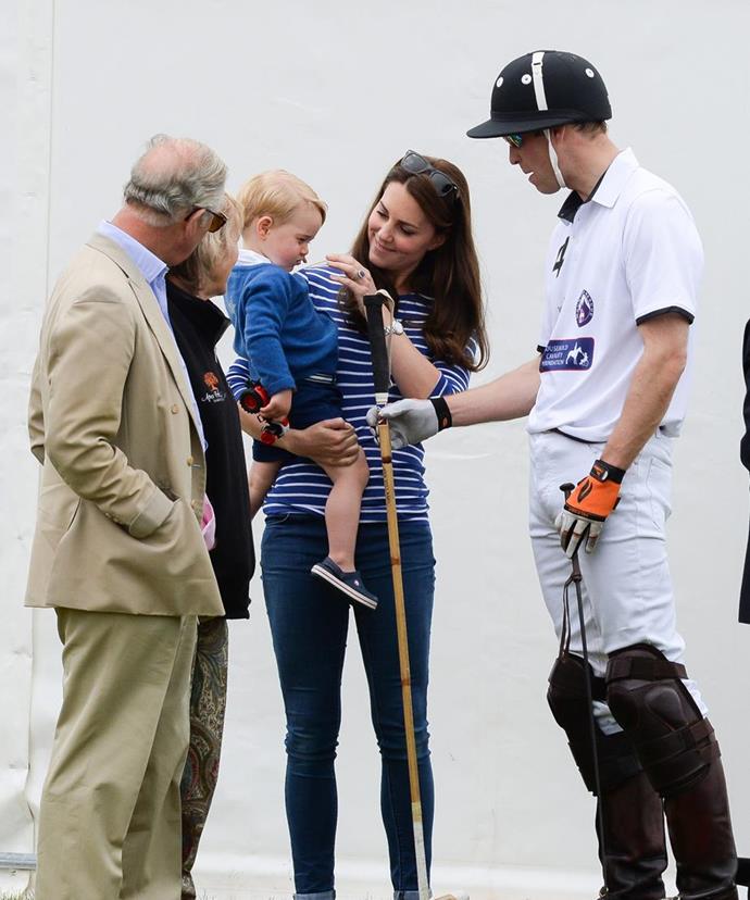 Prince Charles has joked he's going to struggle to keep up with his three grandchildren - bless!