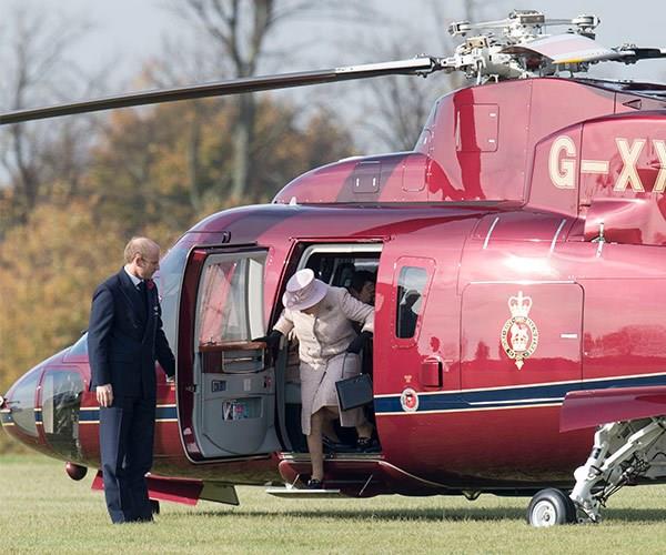 The Queen reportedly jetted off to meet Prince Louis by helicopter!
