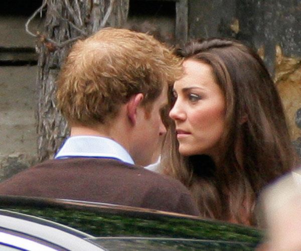 Best man Prince Harry, pictured with Kate at the wedding rehearsals, partied til 3am the night before the wedding.