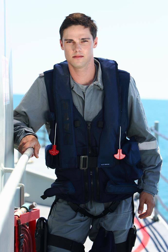 Jay starred as 'Spider' in *Sea Patrol.*