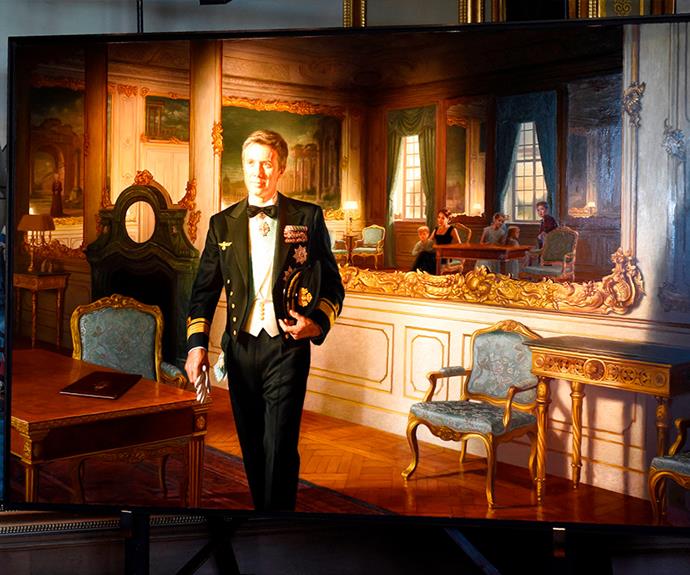 The official portrait of Prince Frederik for the big 5-0.