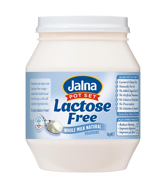 Jalna Lactose Free Pot Set Yoghourt. Available in Natural and Vanilla.