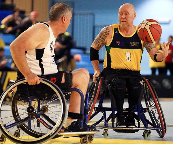 The veteran has represented Australia in two wheelchair sports, including basketball and rugby.