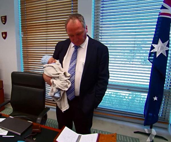 Barnaby says his son is a blessing.