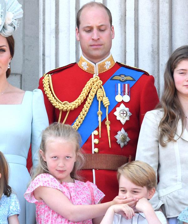 Prince William was none too impressed with Savannah when she did this, but fans loved watching the royal kids just be kids.