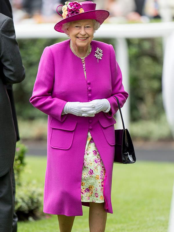 She's the Queen of Colour! Fuschia was the hue *du jour*, for Her Majesty in 2017.