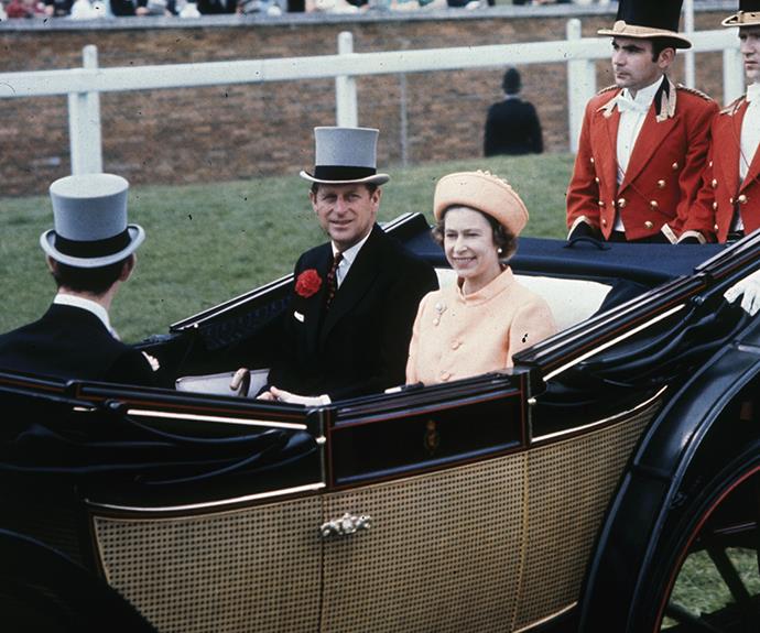 'Orange you glad to see me?' At least, that's what we assume the Queen was saying to herself at Royal Ascot 1970.