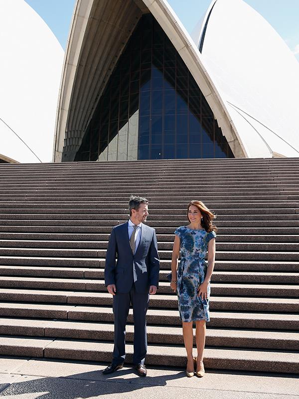 王子和公主看缓解悉尼背景。
