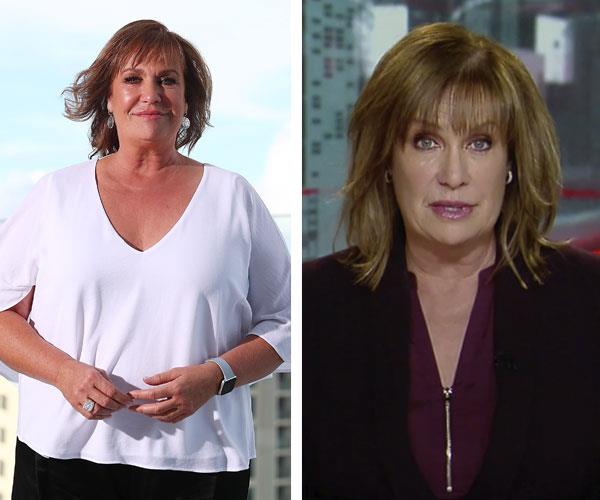 (L-R) Before and after: The *ACA* host is looking amazing as she prepares for the TV WEEK Logie Awards.