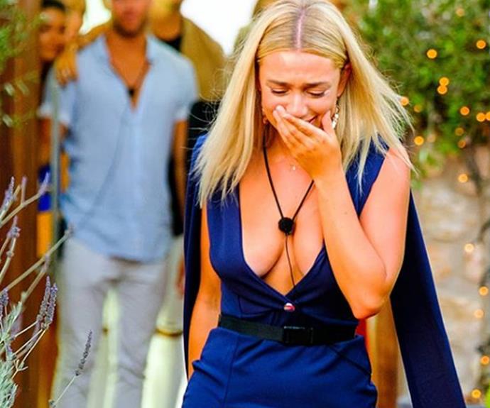 A tearful Cassidy was evicted from *Love Island* last week.