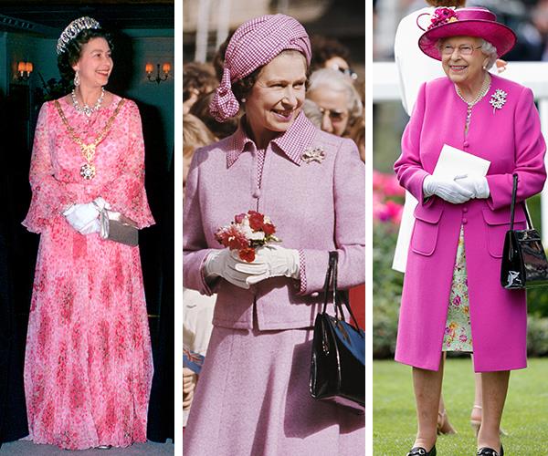 We could dedicate a whole gallery to the times Queen Elizabeth II has donned pink during her 70 years on the throne.