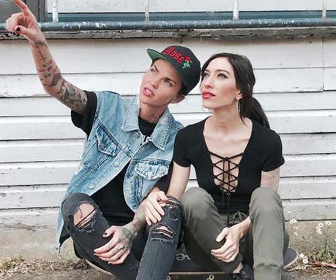 Ruby Rose and Jess Origliasso in happier times.