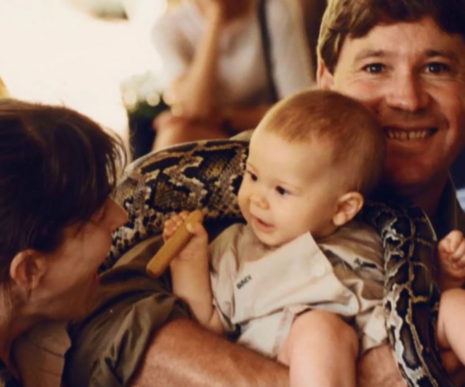 Steve Irwin adored his two children.