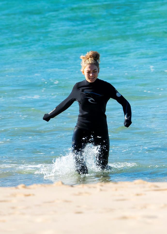 Winter dips: We'd be wearing a wetsuit too.