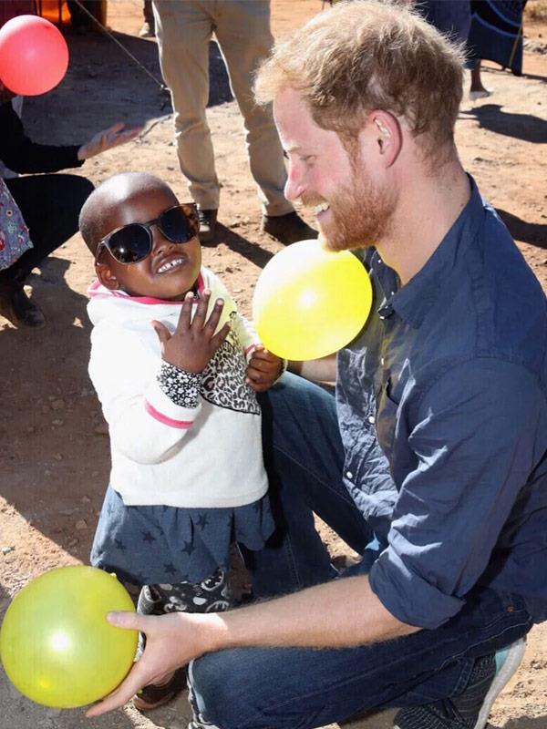 Prince Harry has always been good with kids.