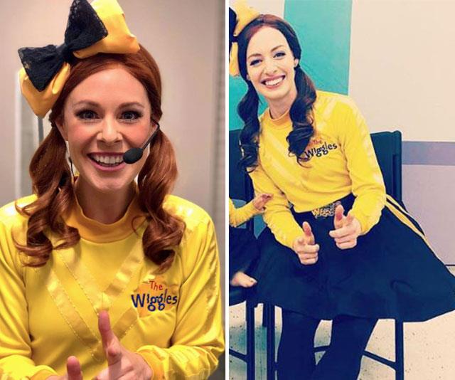 The ex-girlfriend and ex-wife: With her red hair and toothy smile, Mildura-born singer Brianne Turk (left) could easily be mistaken for Yellow Wiggle, Emma Watkins.
