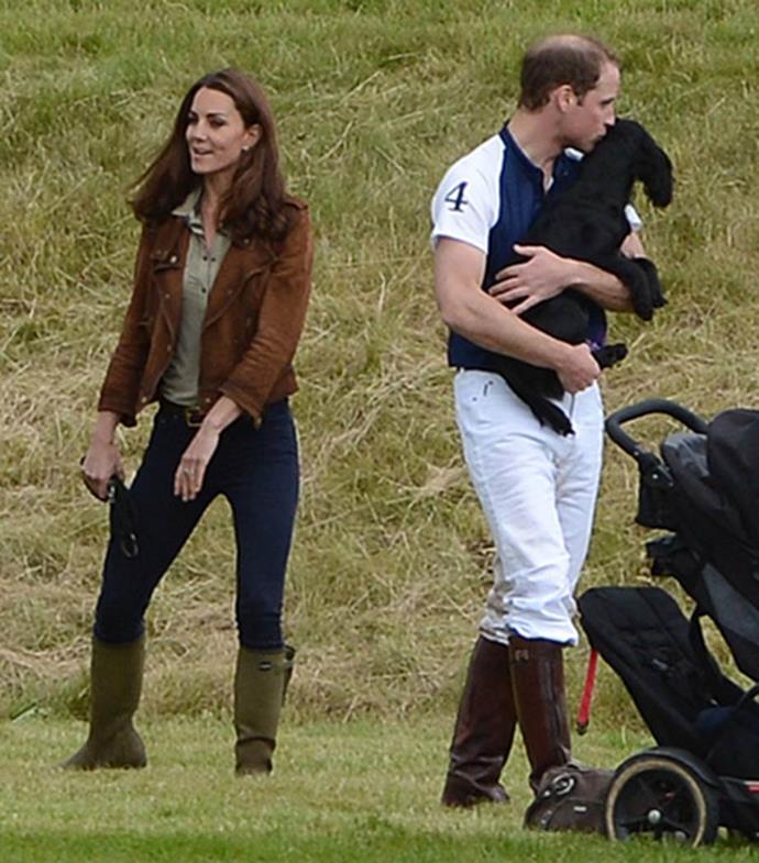 Catherine is believed to have bought the pup for William for Christmas.