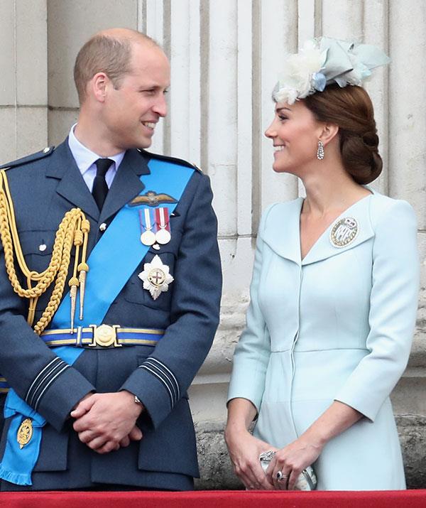 A sweet moment between the Duke and Duchess.